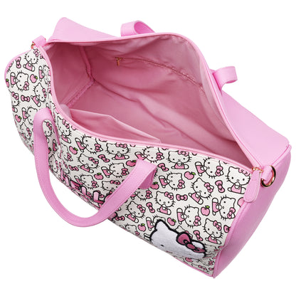 Ful Sanrio Hello Kitty Pink & White Weekender Duffel Bag