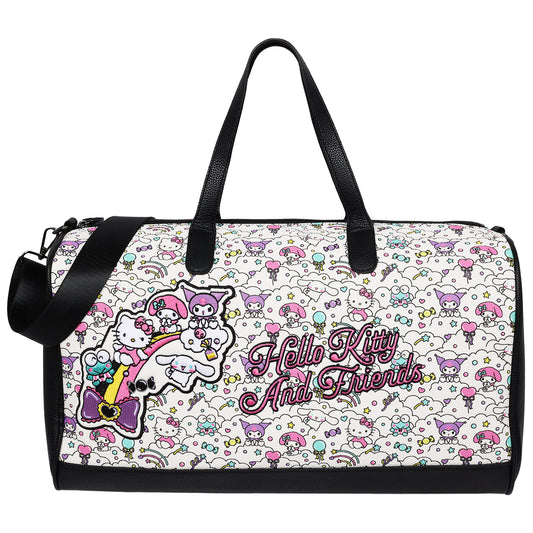 Ful Sanrio Hello Kitty and Friends “Sugar Rush” Black & White Weekender Duffel