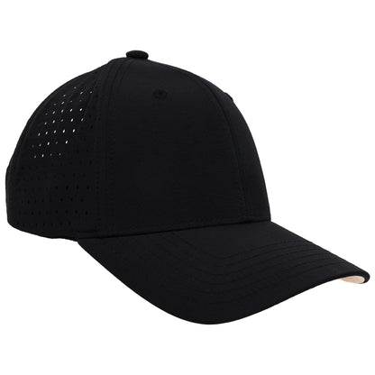 FŪL Perforated Nylon Cap with 3D Rubber Logo and Elastic Logo Backstrap