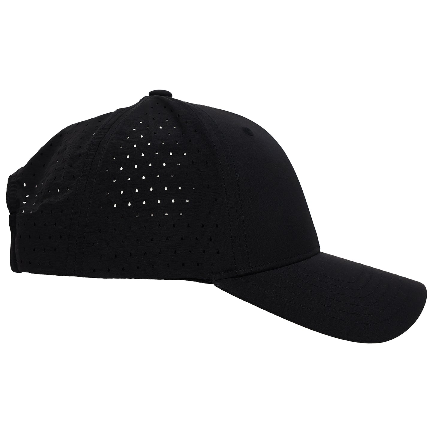 FŪL Perforated Nylon Cap with 3D Rubber Logo and Elastic Logo Backstrap