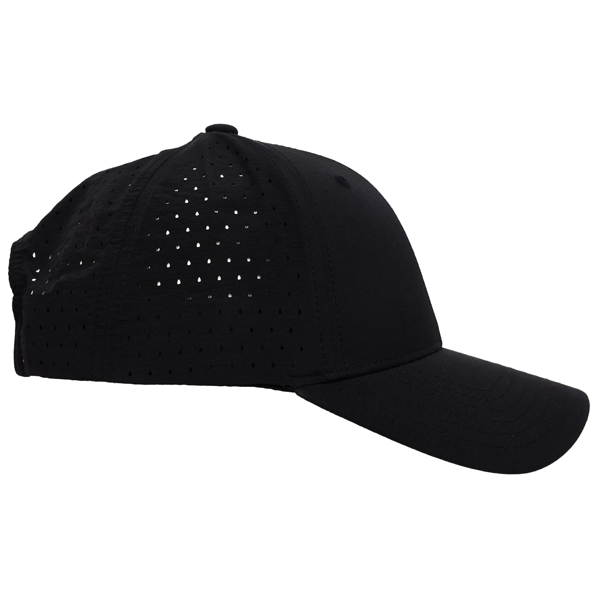 FŪL Perforated Nylon Cap with 3D Rubber Logo and Elastic Logo Backstrap