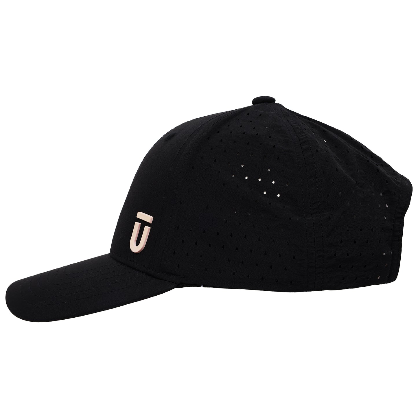 FŪL Perforated Nylon Cap with 3D Rubber Logo and Elastic Logo Backstrap