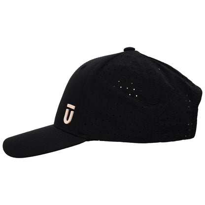 FŪL Perforated Nylon Cap with 3D Rubber Logo and Elastic Logo Backstrap