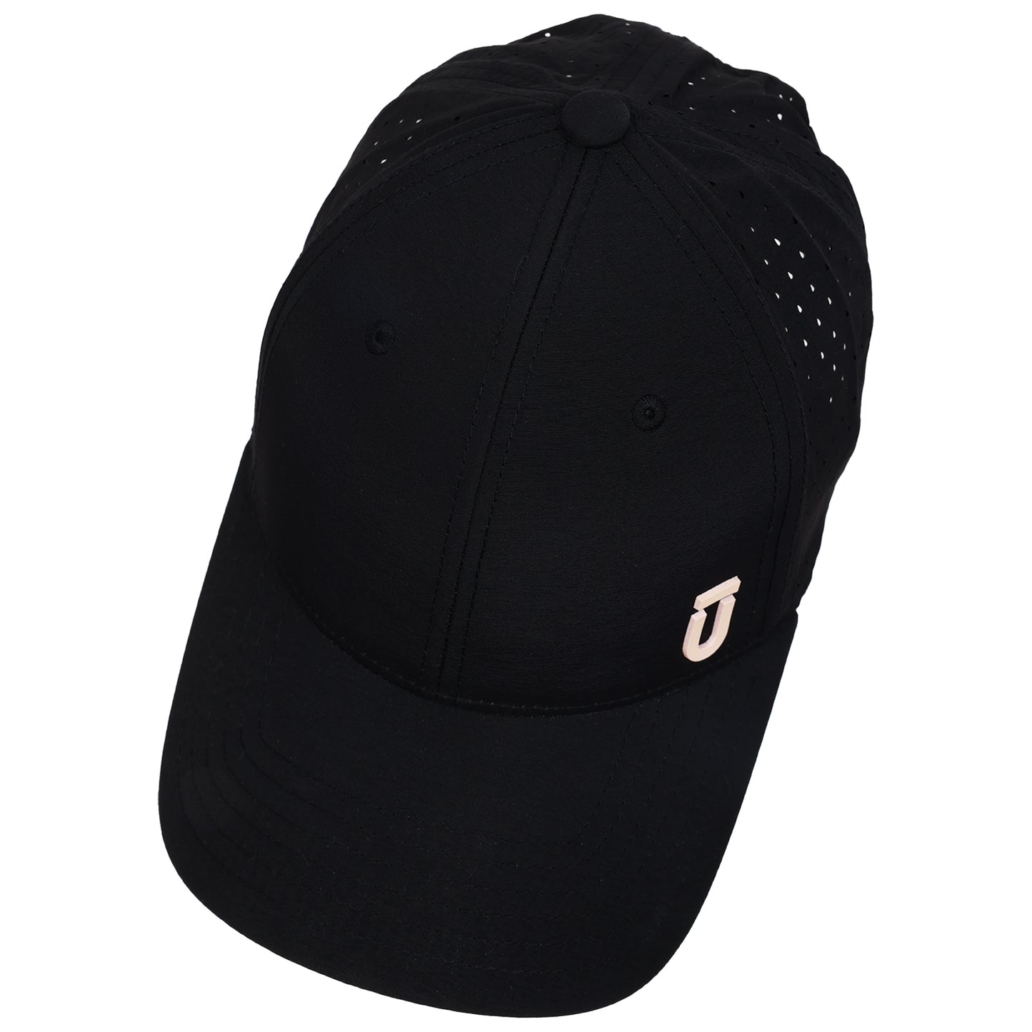 FŪL Perforated Nylon Cap with 3D Rubber Logo and Elastic Logo Backstrap