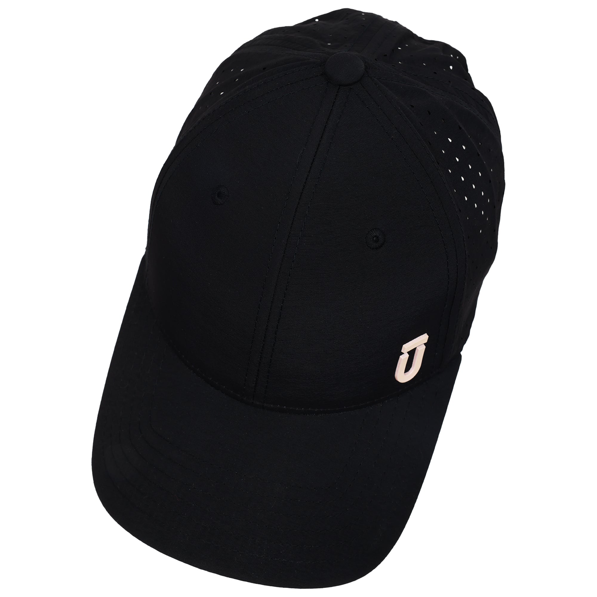 FŪL Perforated Nylon Cap with 3D Rubber Logo and Elastic Logo Backstrap