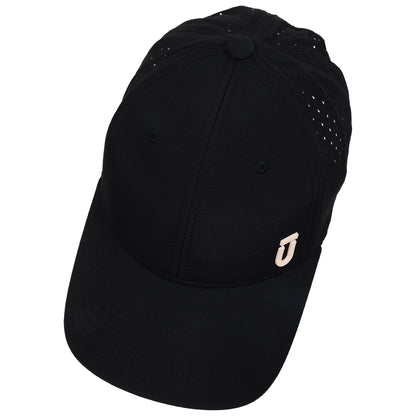 FŪL Perforated Nylon Cap with 3D Rubber Logo and Elastic Logo Backstrap