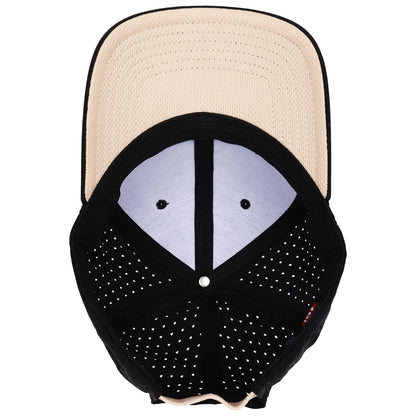 FŪL Perforated Nylon Cap with 3D Rubber Logo and Elastic Logo Backstrap