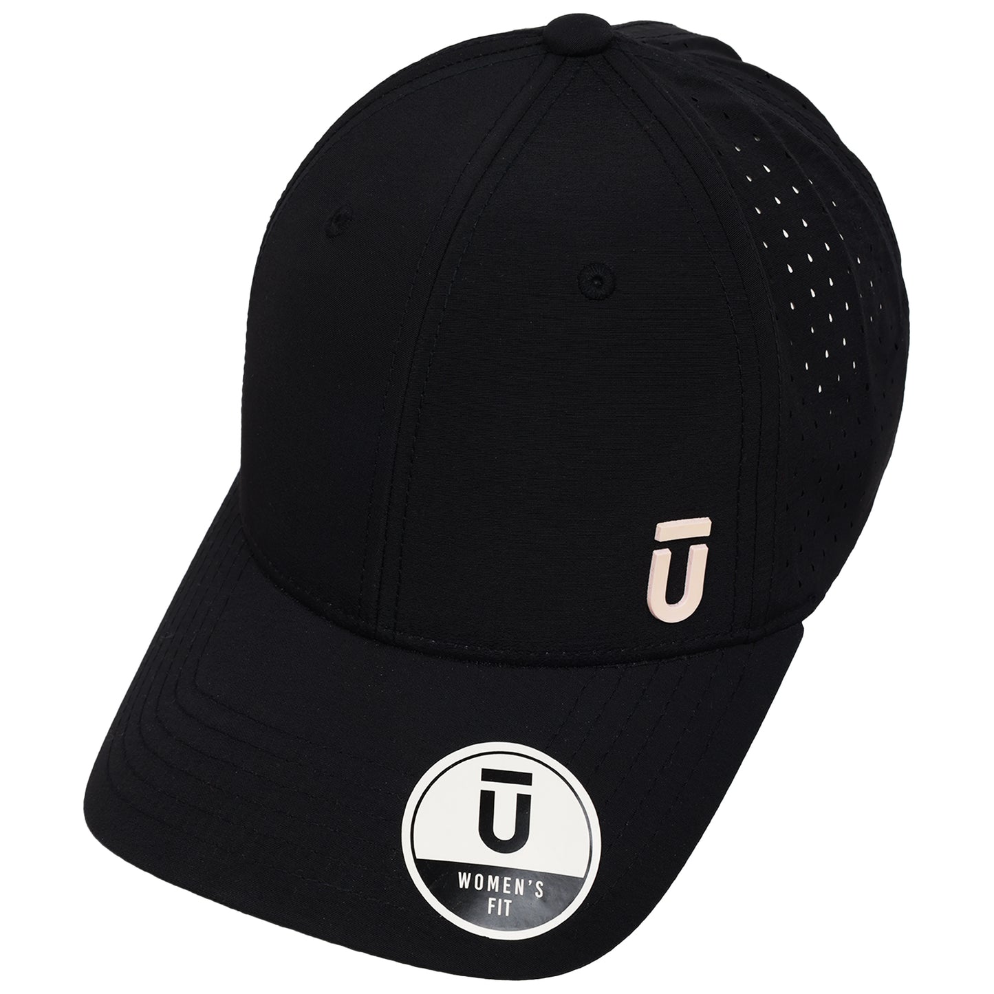 FŪL Perforated Nylon Cap with 3D Rubber Logo and Elastic Logo Backstrap