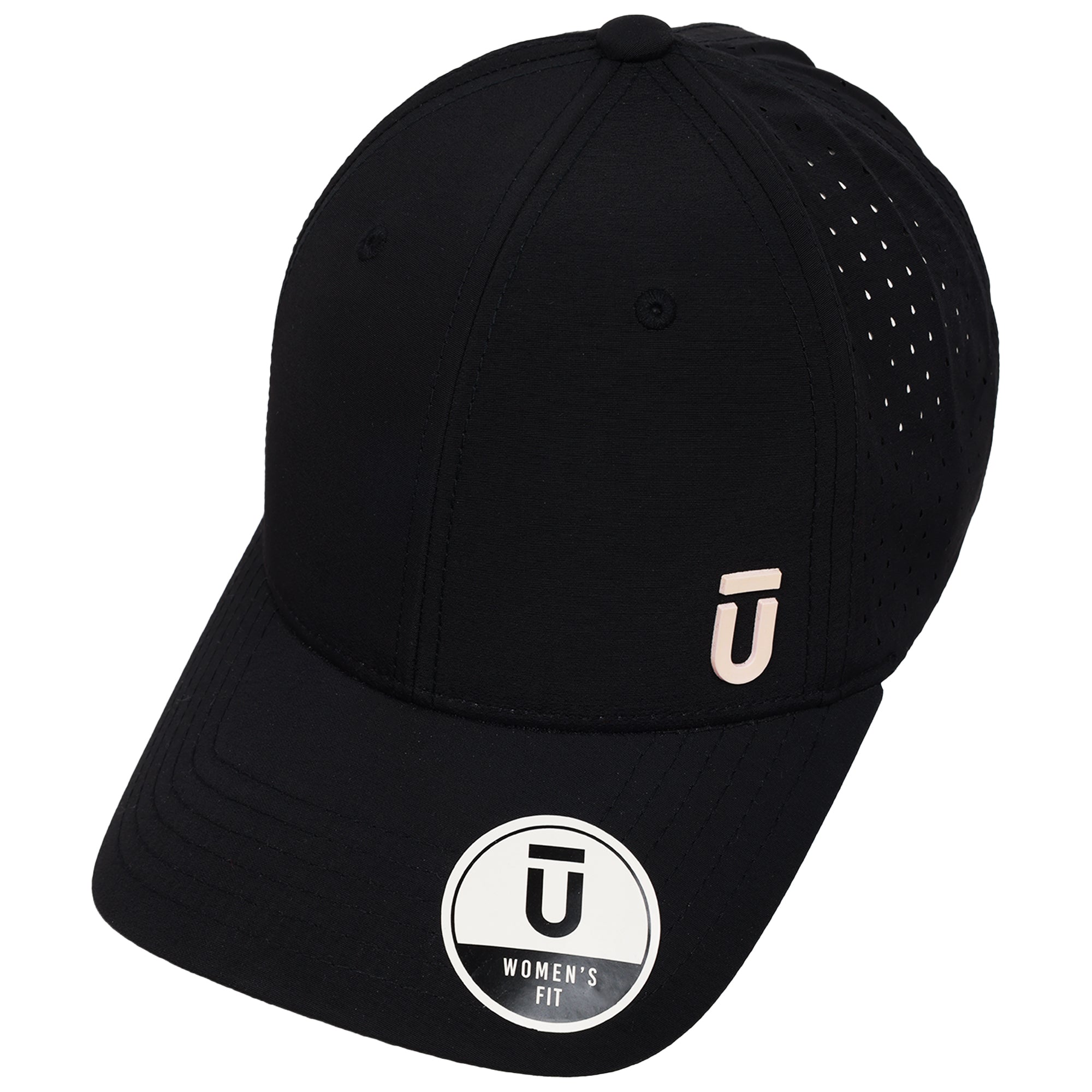 FŪL Perforated Nylon Cap with 3D Rubber Logo and Elastic Logo Backstrap