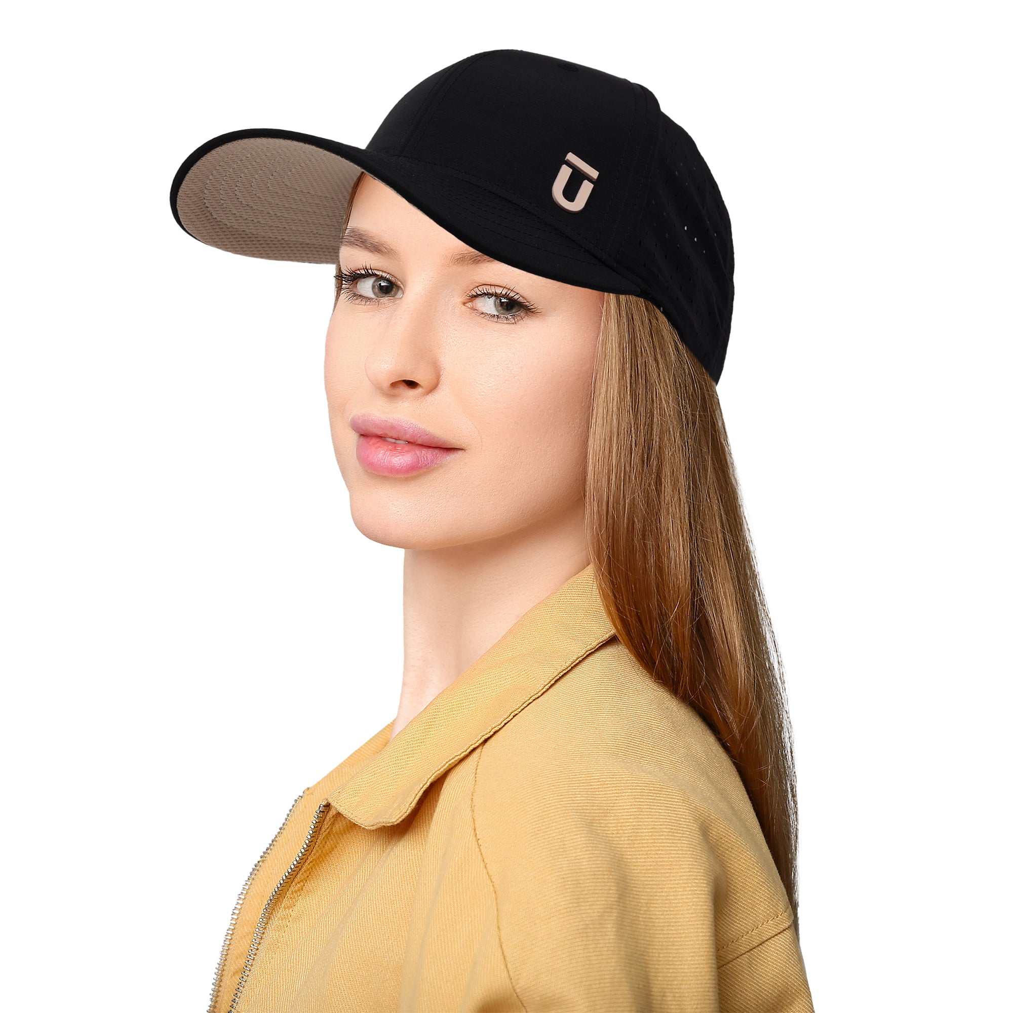 FŪL Perforated Nylon Cap with 3D Rubber Logo and Elastic Logo Backstrap