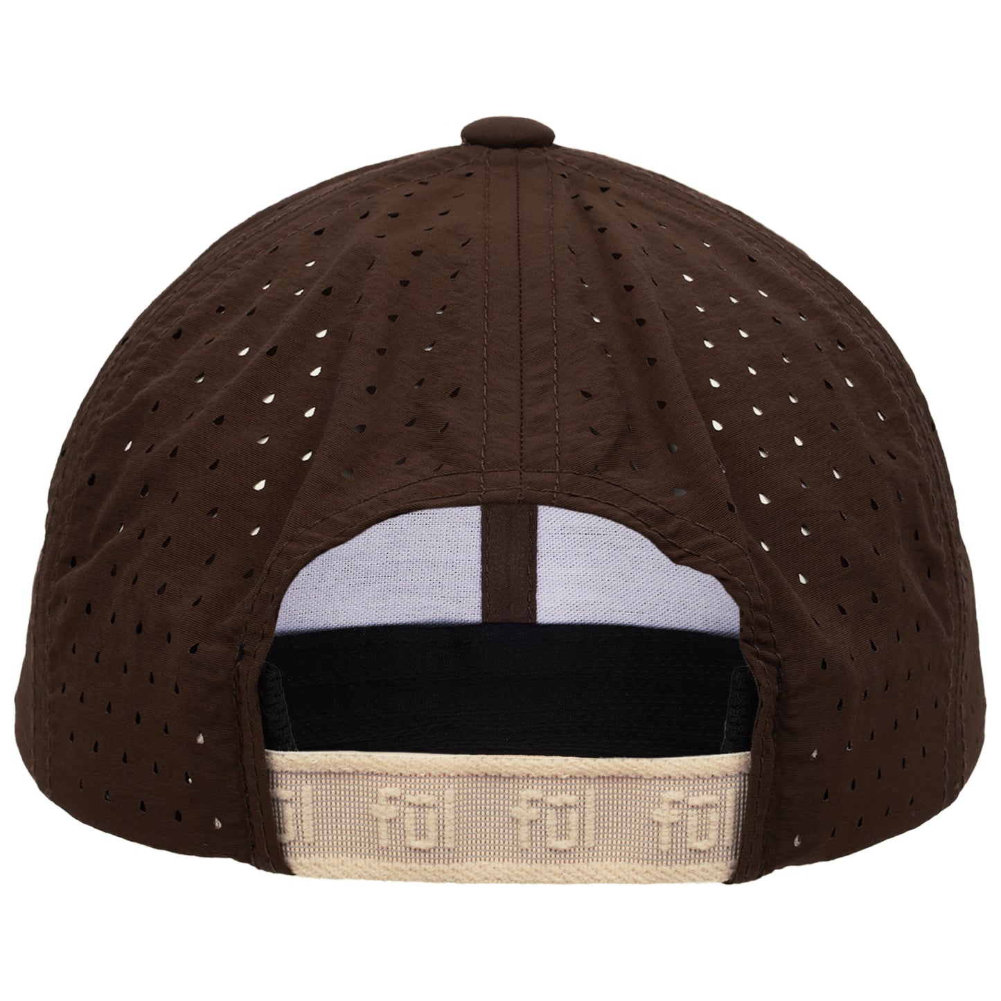 FŪL Perforated Nylon Cap with 3D Rubber Logo and Elastic Logo Backstrap