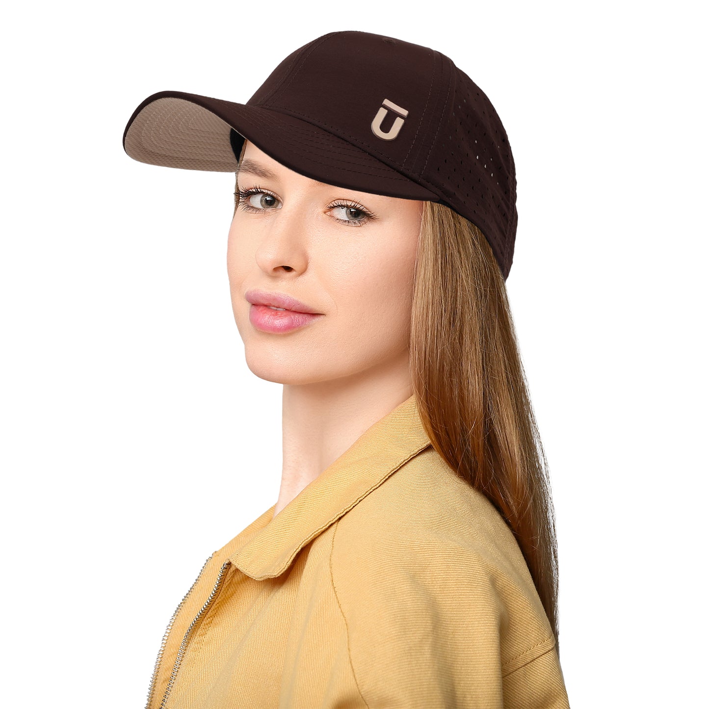 FŪL Perforated Nylon Cap with 3D Rubber Logo and Elastic Logo Backstrap