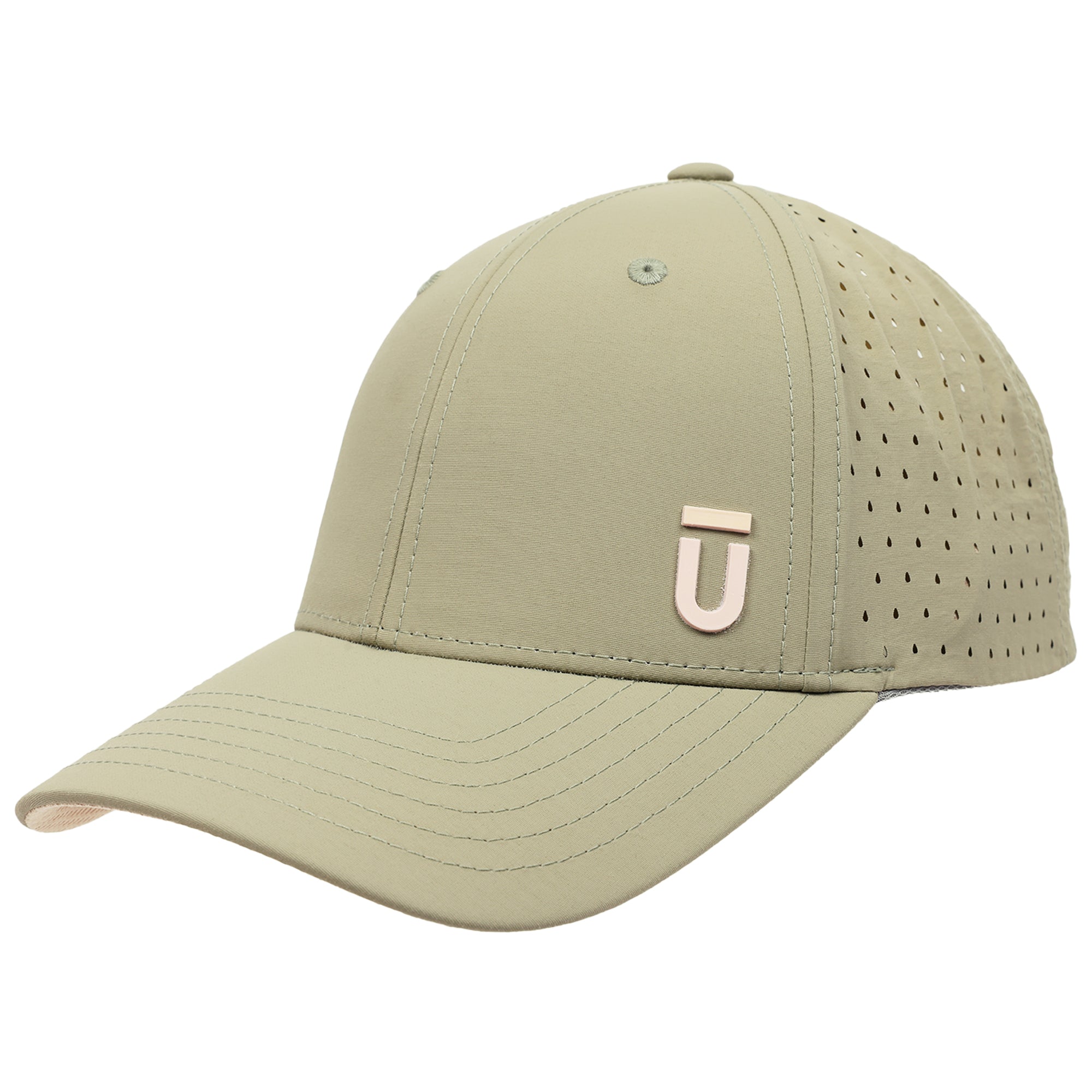 FŪL Perforated Nylon Cap with 3D Rubber Logo and Elastic Logo Backstrap