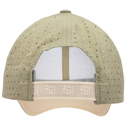 FŪL Perforated Nylon Cap with 3D Rubber Logo and Elastic Logo Backstrap