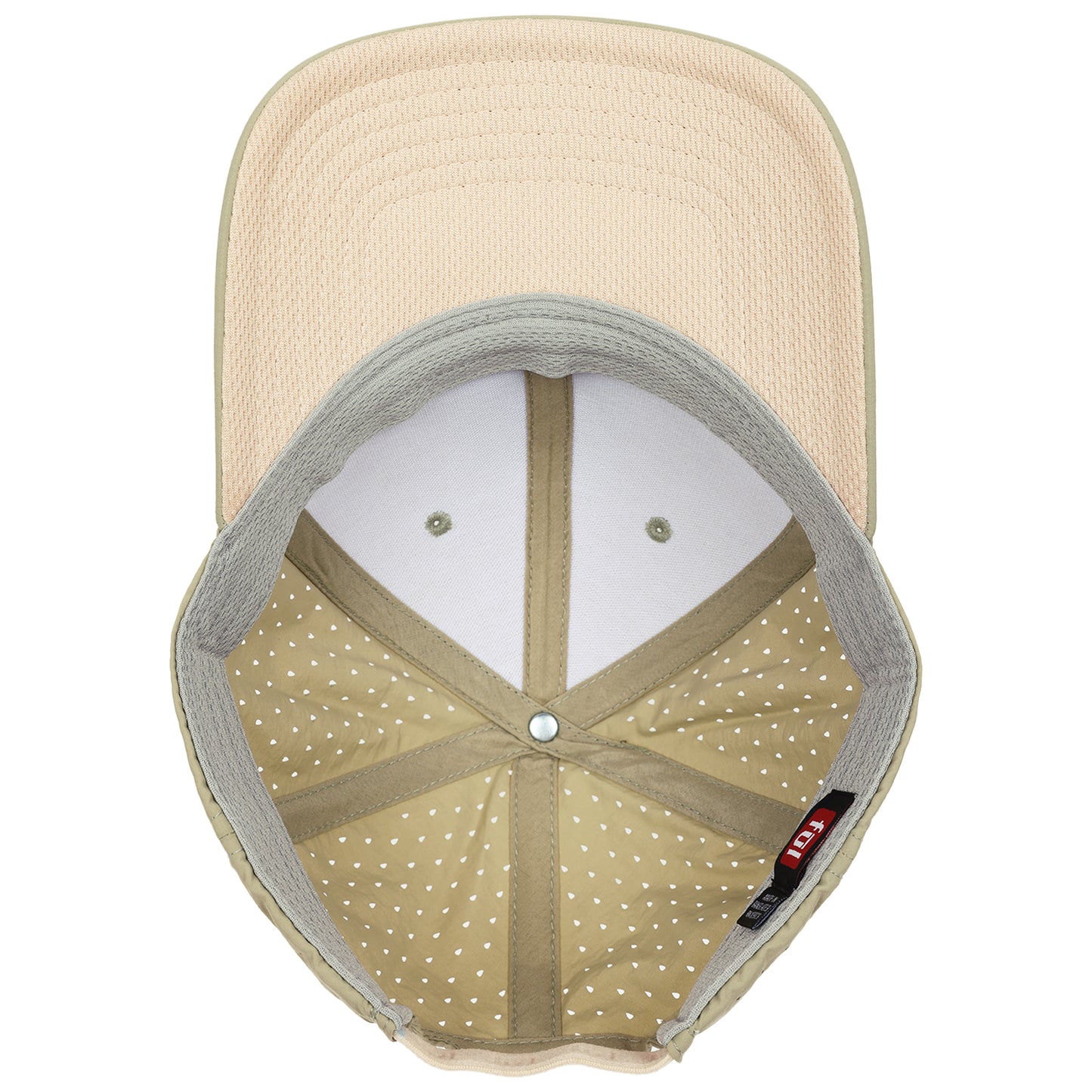 FŪL Perforated Nylon Cap with 3D Rubber Logo and Elastic Logo Backstrap