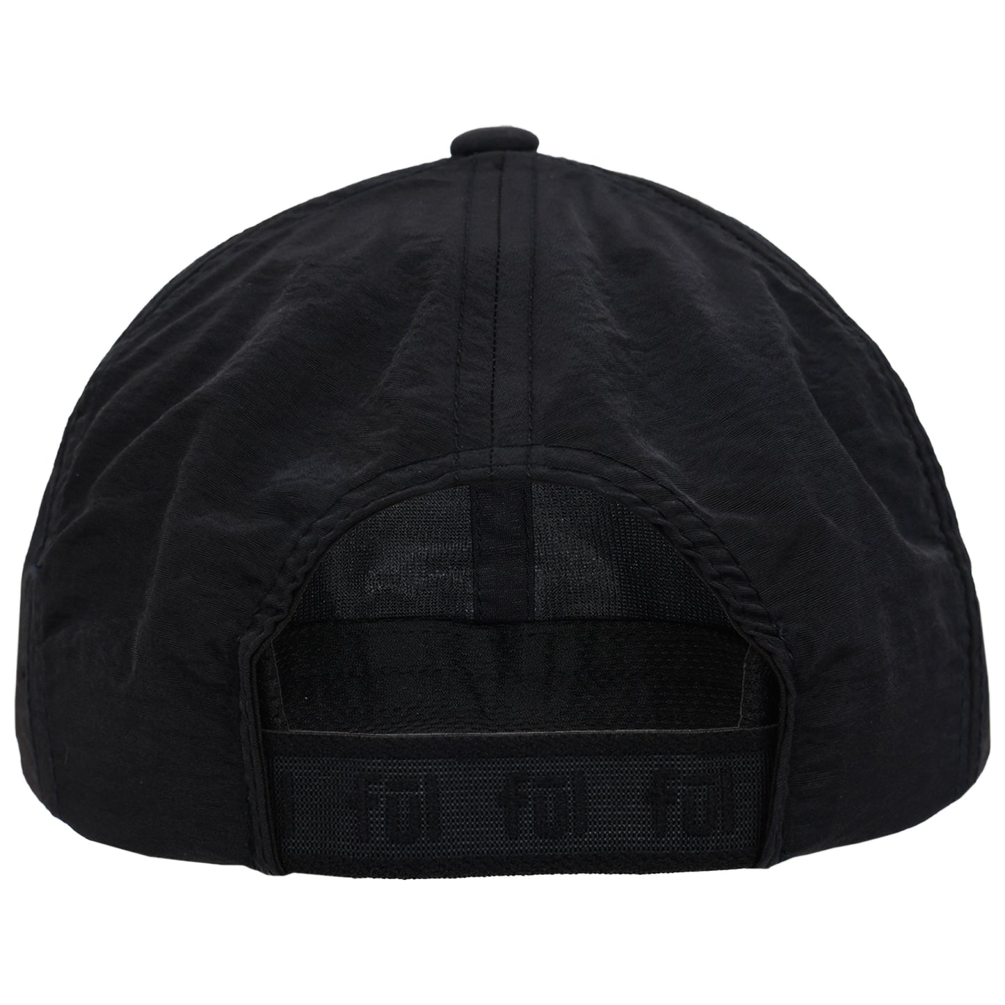 FŪL Perforated Stripe Nylon Cap with 3D Rubber Logo and Elastic Logo Backstrap