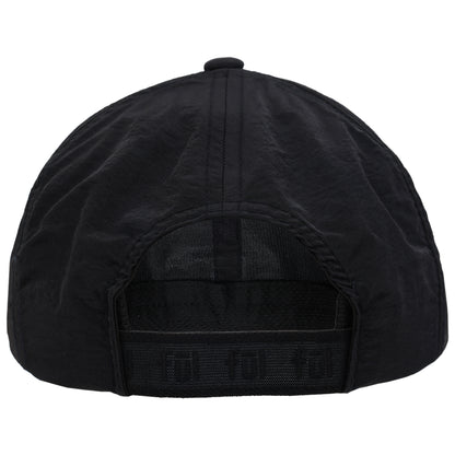 FŪL Perforated Stripe Nylon Cap with 3D Rubber Logo and Elastic Logo Backstrap