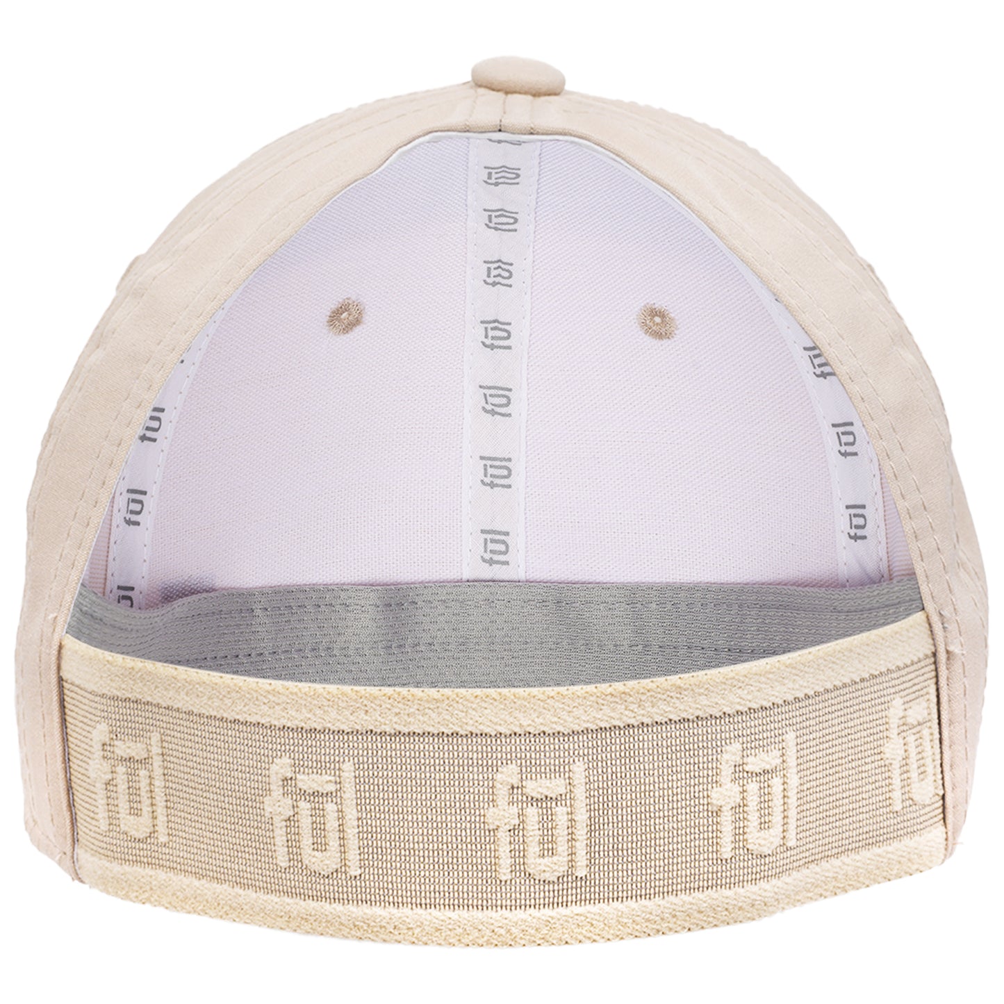 FŪL Soft Constructed Backless Cap with Elastic Logo Backstrap