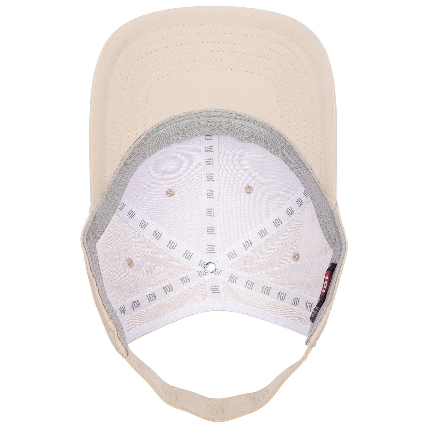 FŪL Soft Constructed Backless Cap with Elastic Logo Backstrap