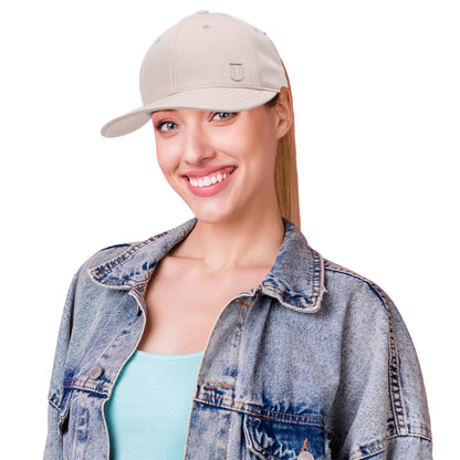 FŪL Soft Constructed Backless Cap with Elastic Logo Backstrap