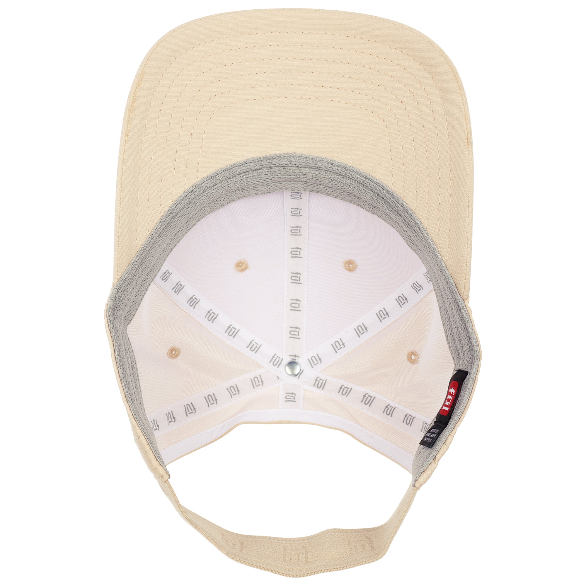 FŪL Soft Constructed Backless Cap with Elastic Logo Backstrap