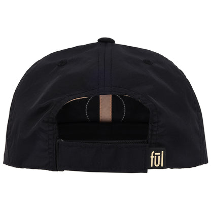 FŪL Rubber Patch Nylon Cap with Rubber Tab hook and loop Backstrap