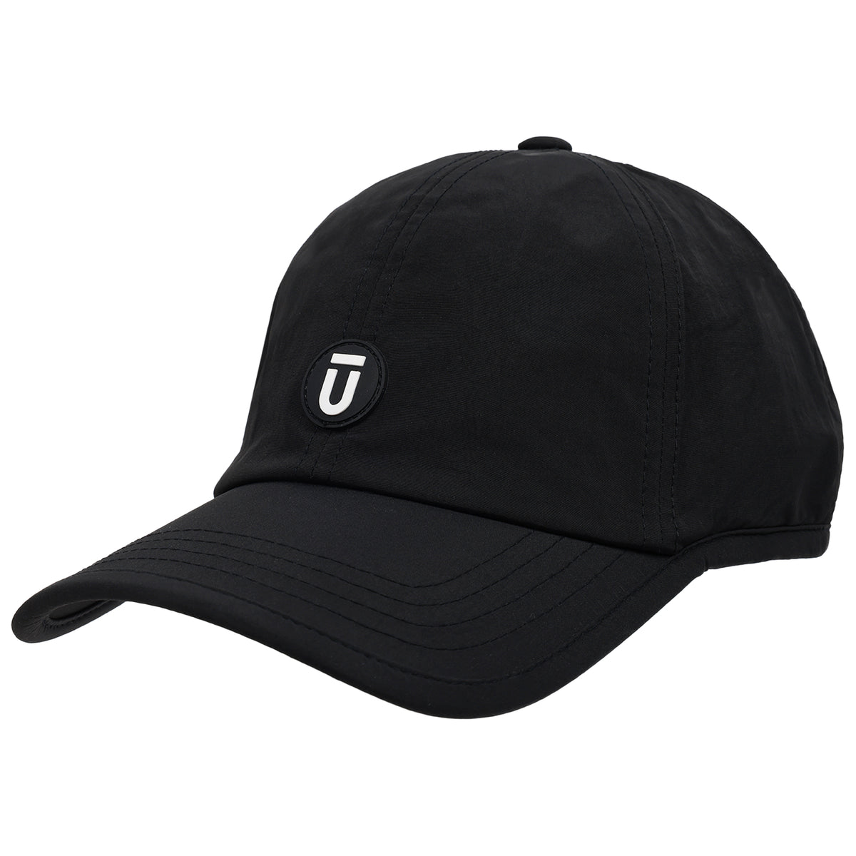 FŪL Contrast Binding Nylon Cap with Rubber Patch and Elastic Bungee