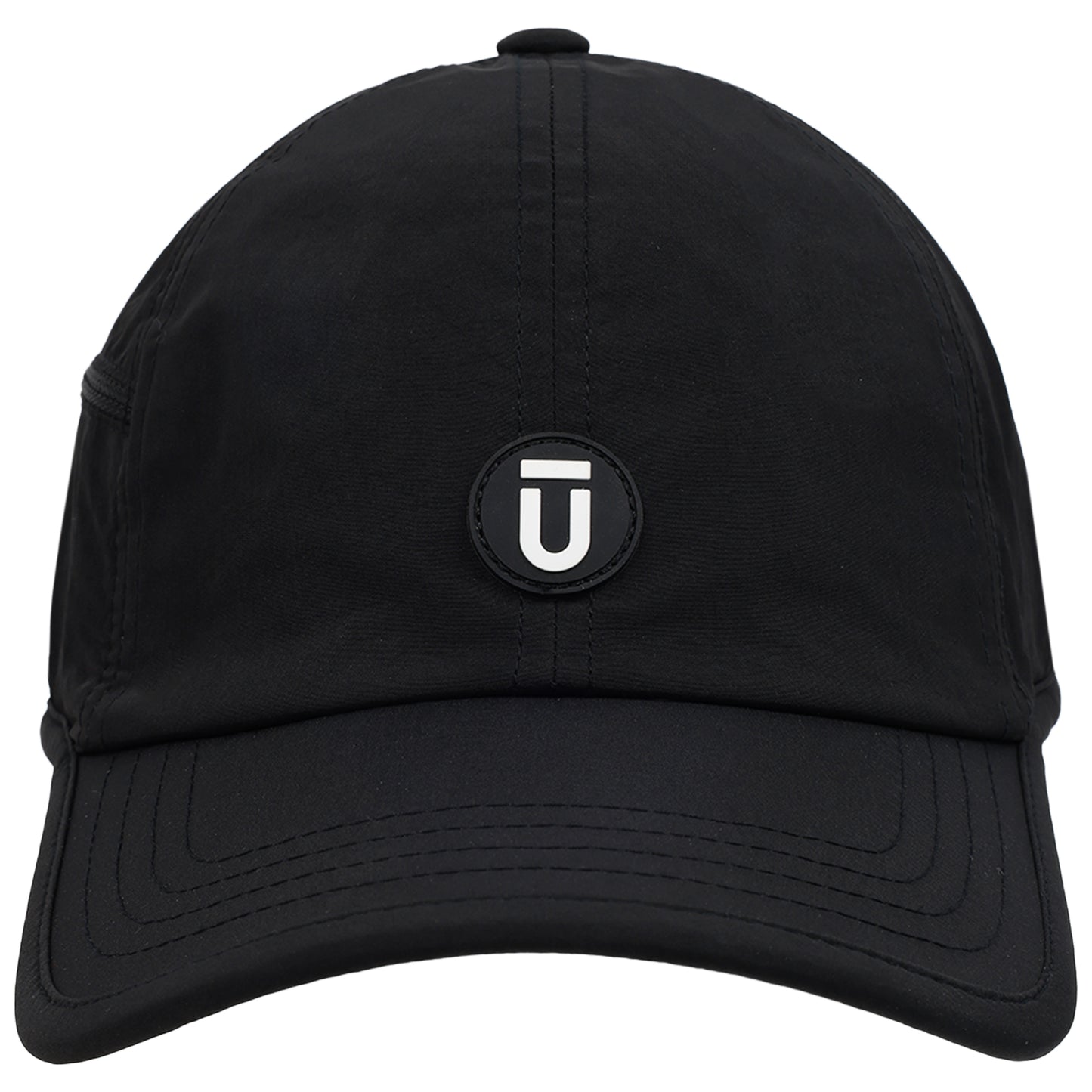 FŪL Contrast Binding Nylon Cap with Rubber Patch and Elastic Bungee