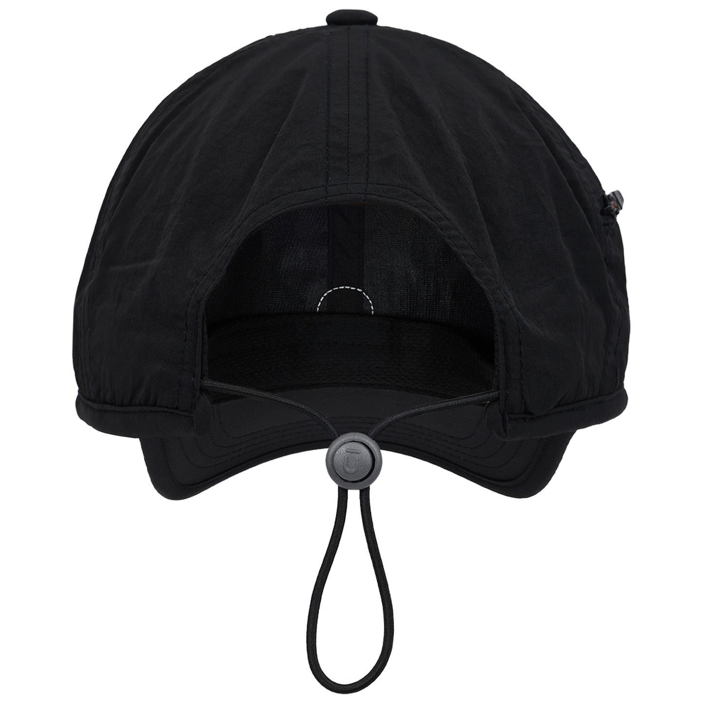FŪL Contrast Binding Nylon Cap with Rubber Patch and Elastic Bungee