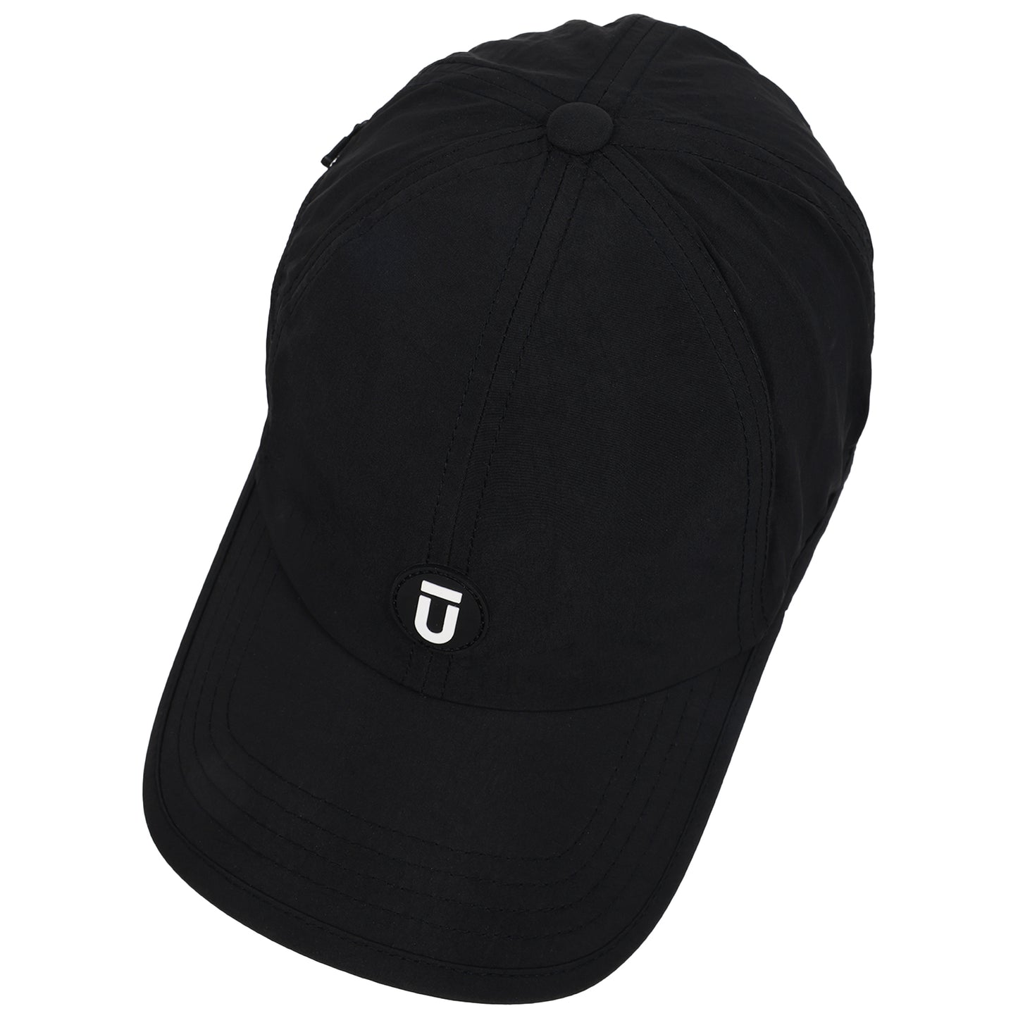 FŪL Contrast Binding Nylon Cap with Rubber Patch and Elastic Bungee