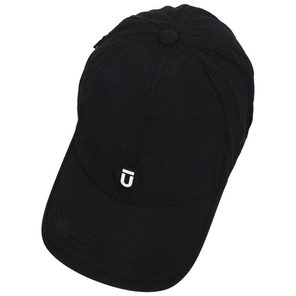 FŪL Contrast Binding Nylon Cap with Rubber Patch and Elastic Bungee