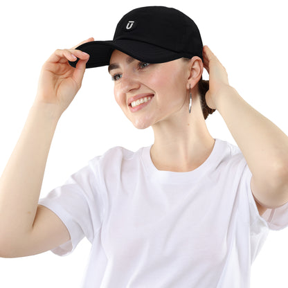 FŪL Contrast Binding Nylon Cap with Rubber Patch and Elastic Bungee