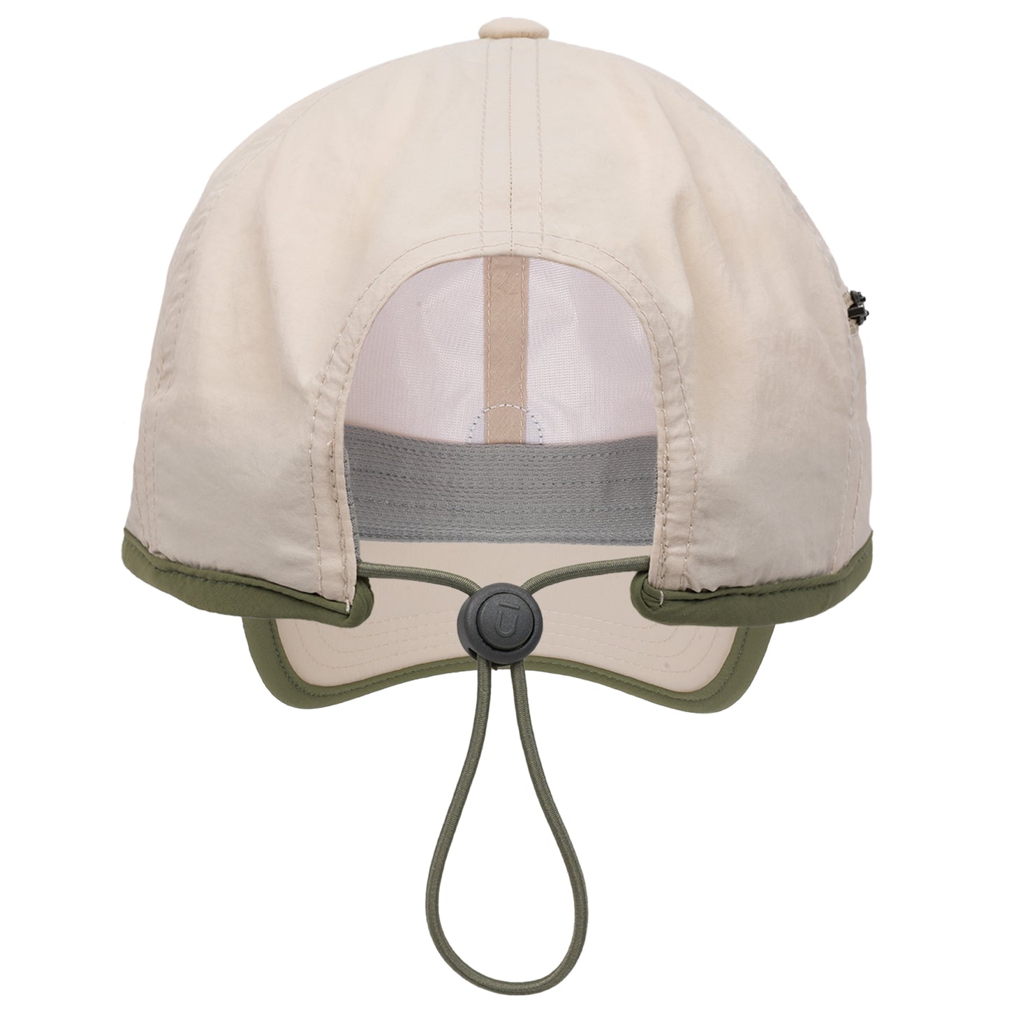 FŪL Contrast Binding Nylon Cap with Rubber Patch and Elastic Bungee