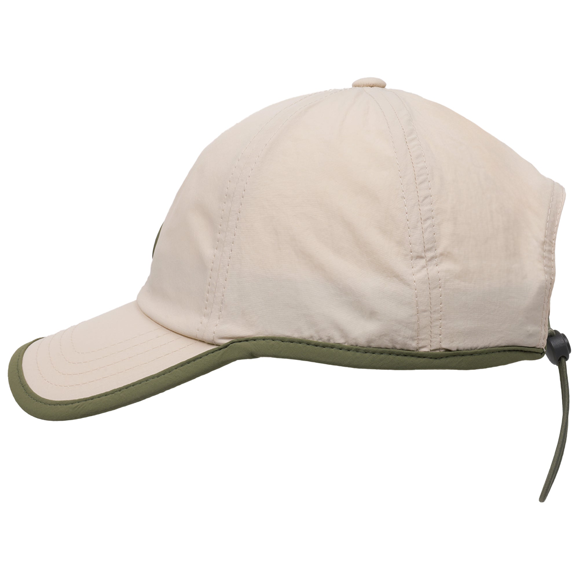 FŪL Contrast Binding Nylon Cap with Rubber Patch and Elastic Bungee