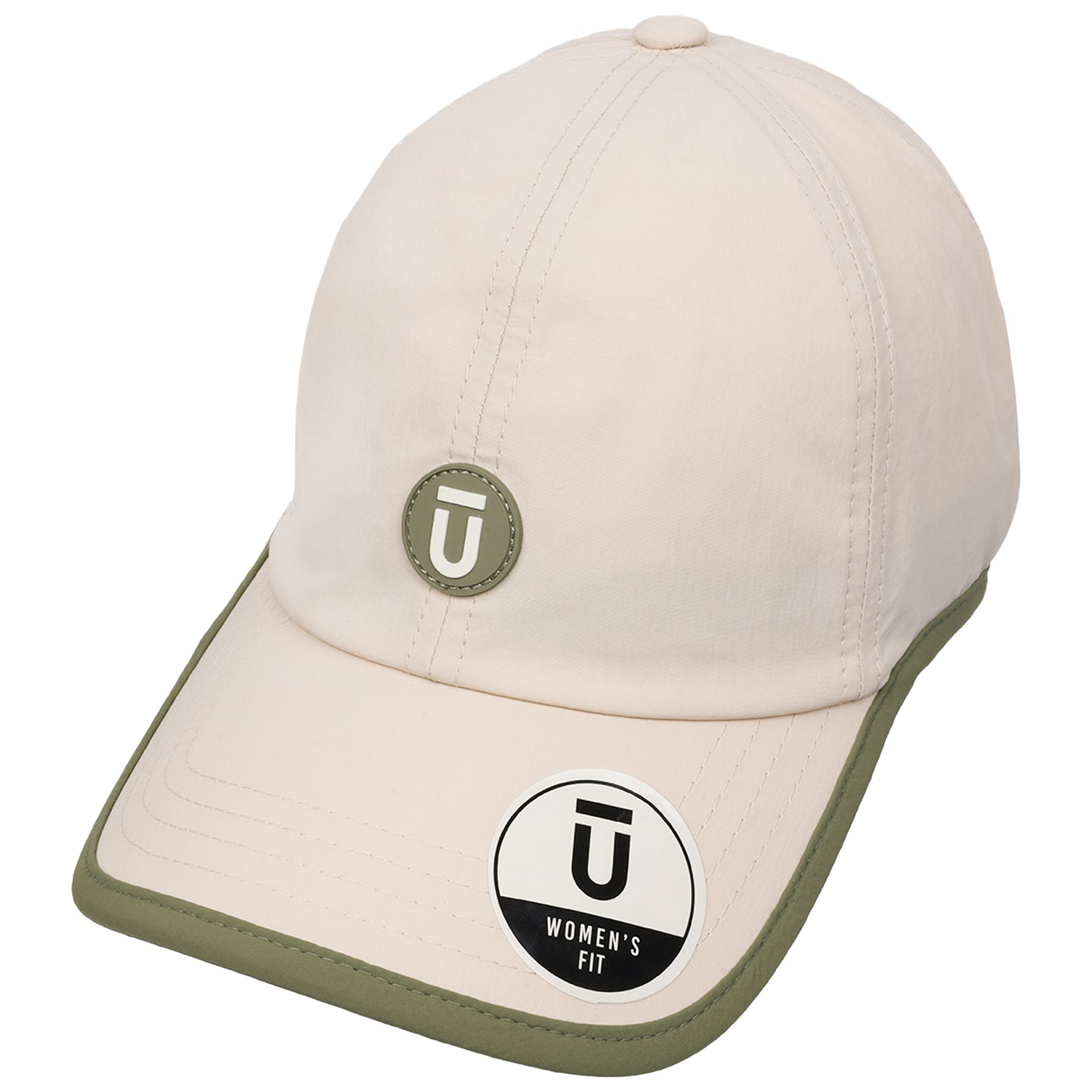 FŪL Contrast Binding Nylon Cap with Rubber Patch and Elastic Bungee