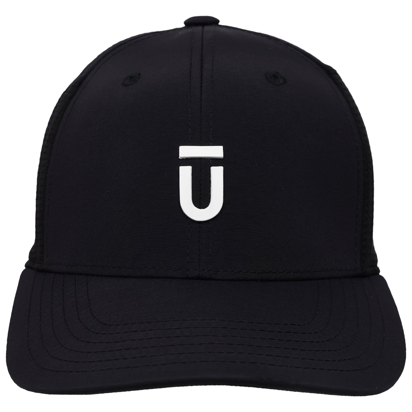 FŪL Men’s Stretch Performance Cap with Mesh Inset and Raised Rubber Logo