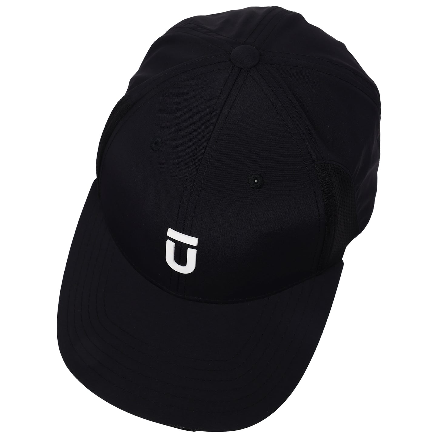 FŪL Men’s Stretch Performance Cap with Mesh Inset and Raised Rubber Logo
