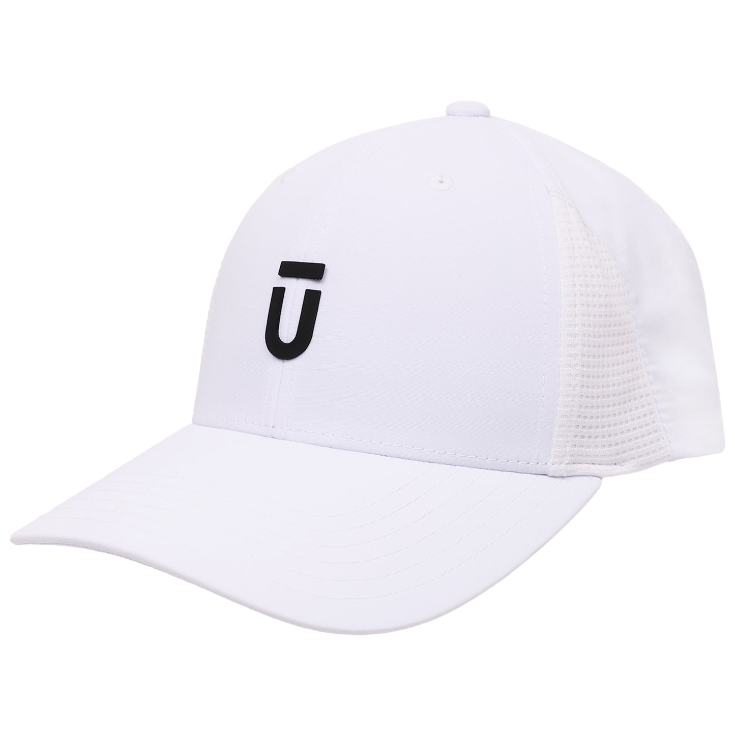 FŪL Men’s Stretch Performance Cap with Mesh Inset and Raised Rubber Logo