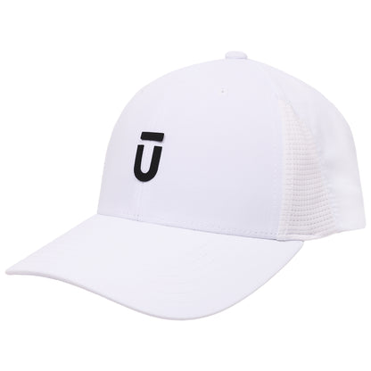 FŪL Men’s Stretch Performance Cap with Mesh Inset and Raised Rubber Logo