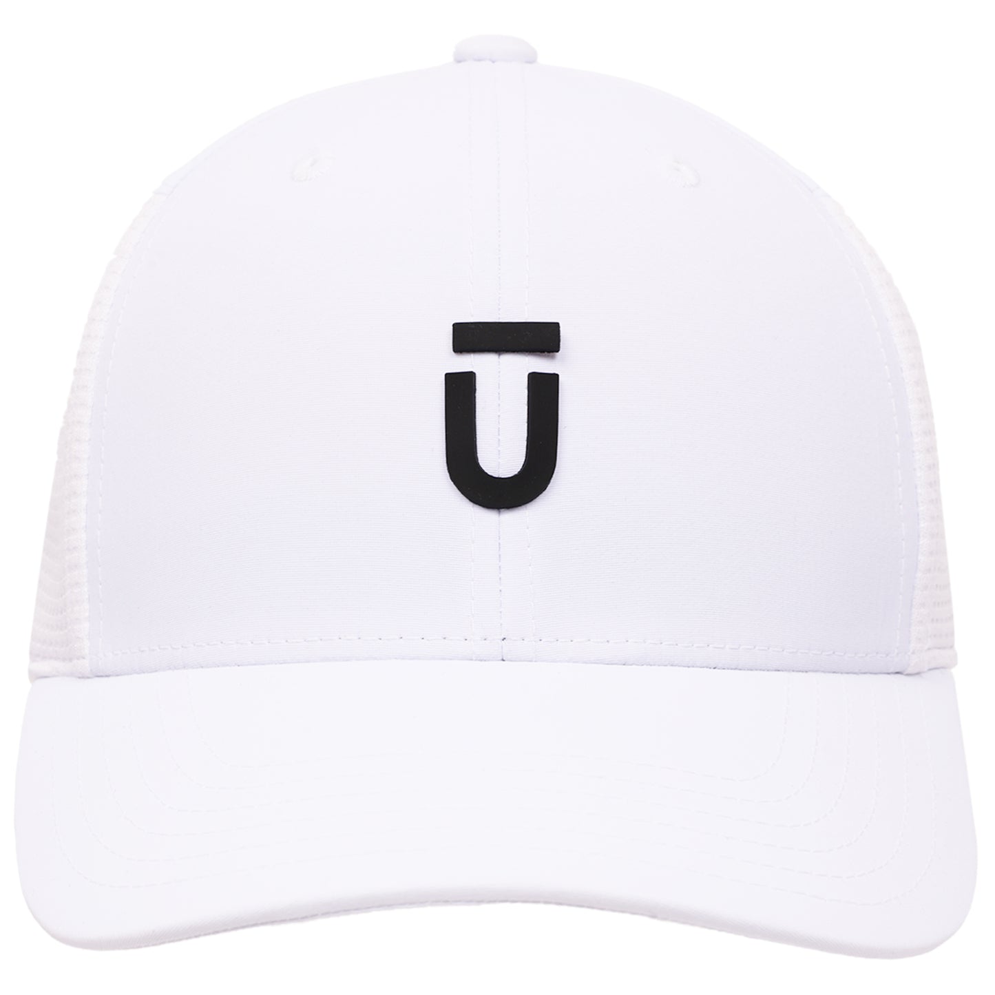 FŪL Men’s Stretch Performance Cap with Mesh Inset and Raised Rubber Logo