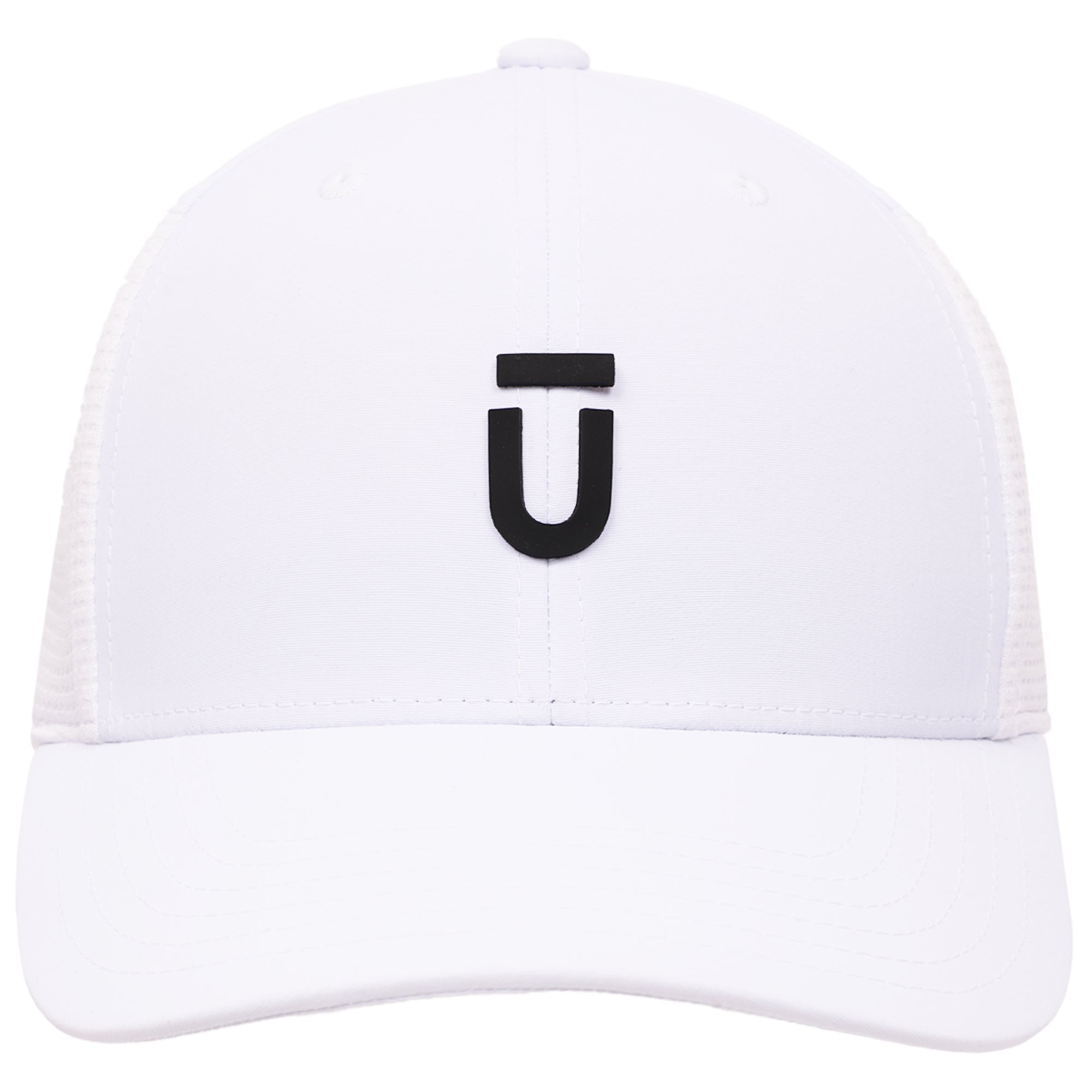 FŪL Men’s Stretch Performance Cap with Mesh Inset and Raised Rubber Logo