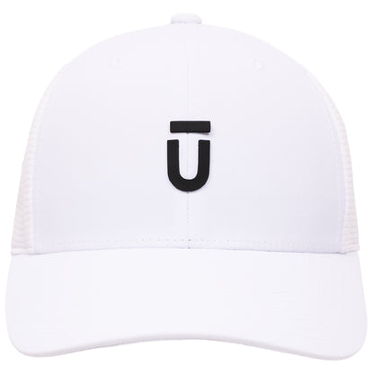 FŪL Men’s Stretch Performance Cap with Mesh Inset and Raised Rubber Logo