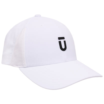 FŪL Men’s Stretch Performance Cap with Mesh Inset and Raised Rubber Logo