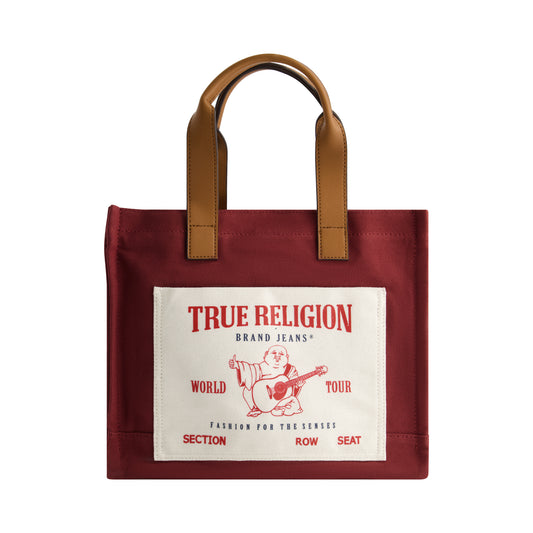 True Religion Medium Pocket Tote, Red