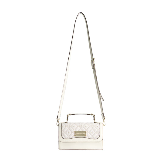 True Religion Studded Denim Flap Bag