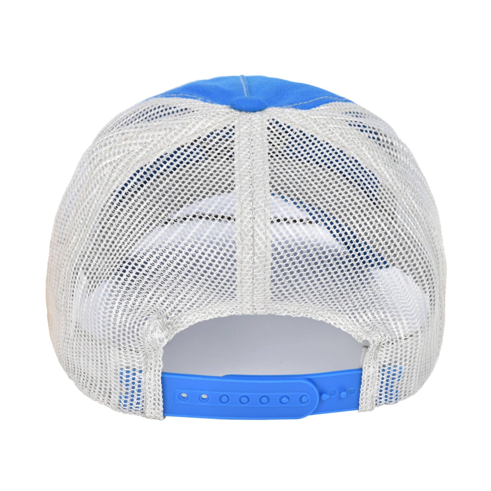 Ford Bronco Embroidered Logo Washed Cotton Adjustable Trucker Hat with Curved Brim, Royal Blue, One Size