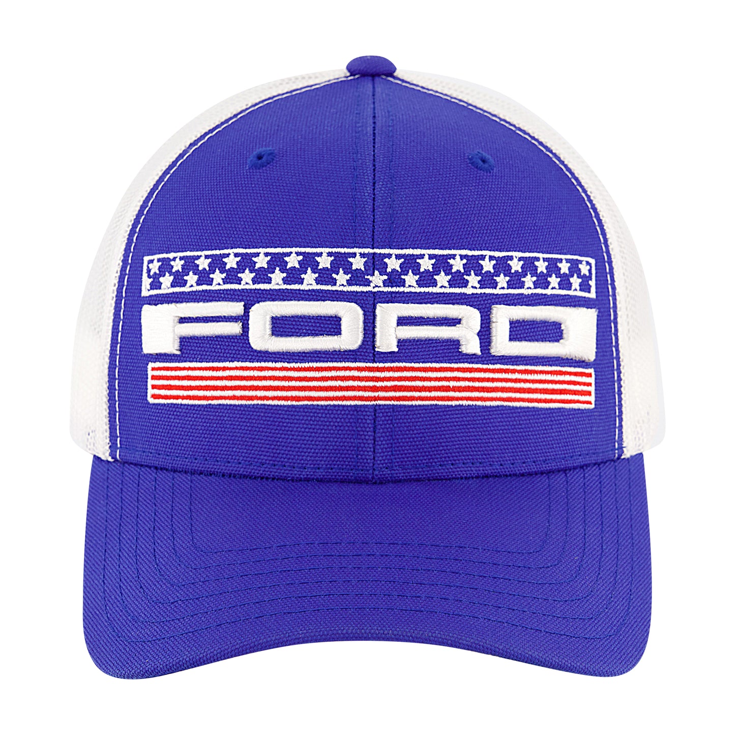 Ford 3D & Flat Embroidery Nylon Constructed Baseball Cap,Royal