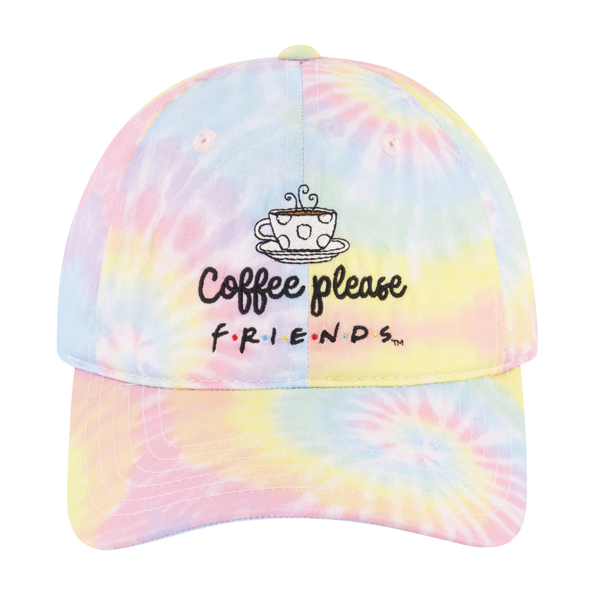 Wb Friends Coffee Please Tie Dye Dad Cap,Multi