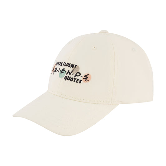 Wb Friends I Speak Fluent Friends Quotes Embroidery Dad Cap,Khaki