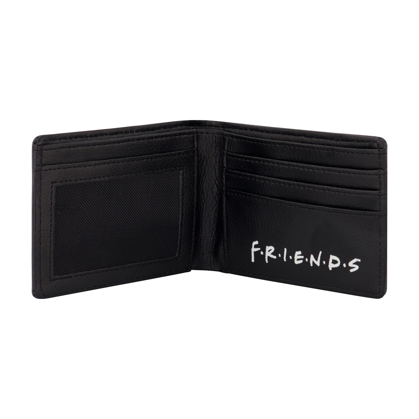 WB FRIENDS LOGO Bifold Wallet, Slim Wallet with Decorative Tin Unisex